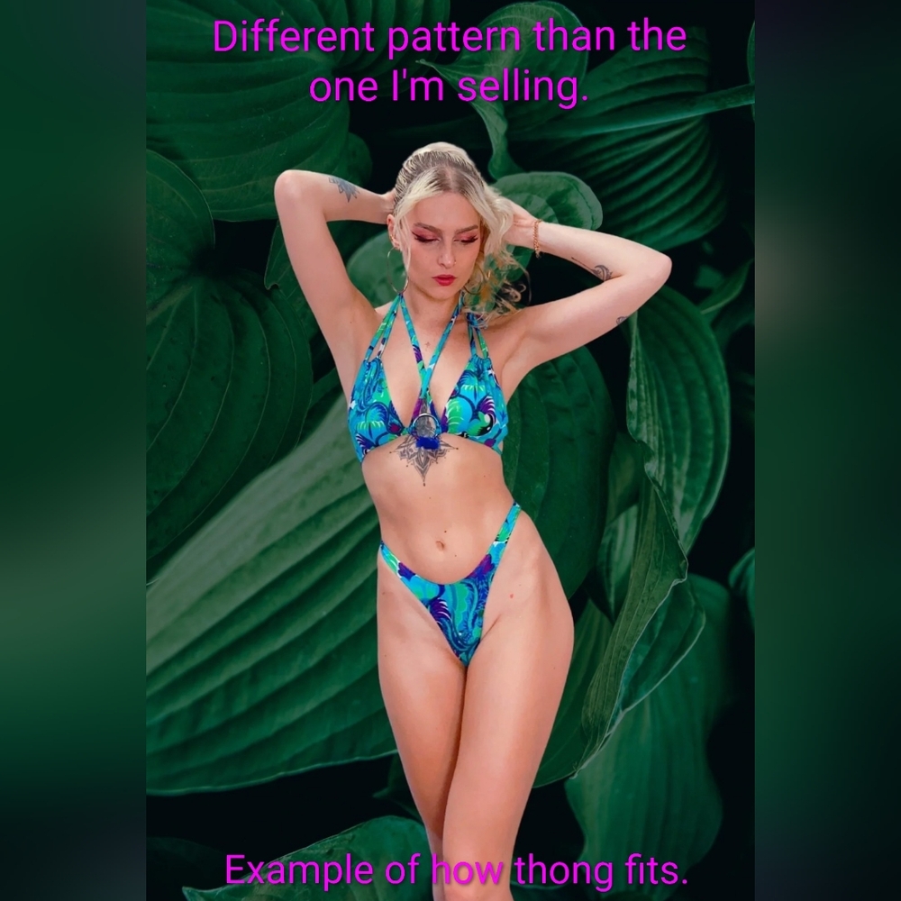 Intergalactic Rodeo Thong Western Pattern - Picture 3 of 12